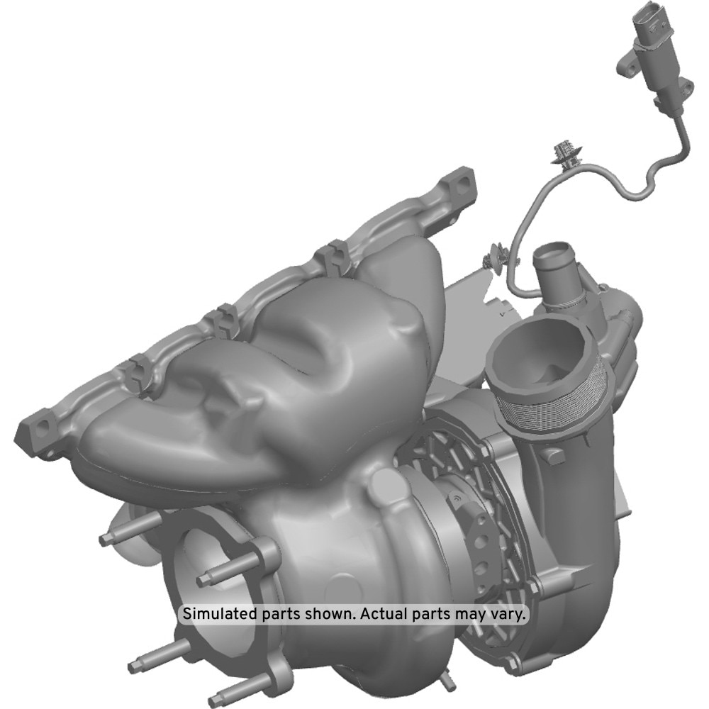 GM Genuine Parts Passengers Side Compressor Air Intake Turbocharger
