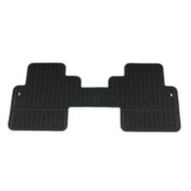 Second-Row One-Piece Premium All-Weather Floor Mat in Ebony (For models with Second-Row Captain's Chairs)
