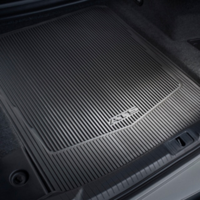 Premium All-Weather Cargo Area Mat in Jet Black with ATS Script