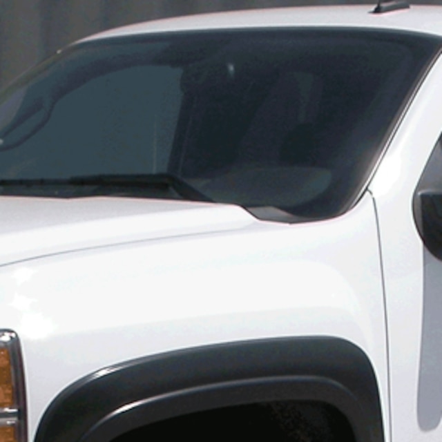 Standard and Long Box Slim Look Fender Flare Set by EGR® in Black - Associated Accessories
