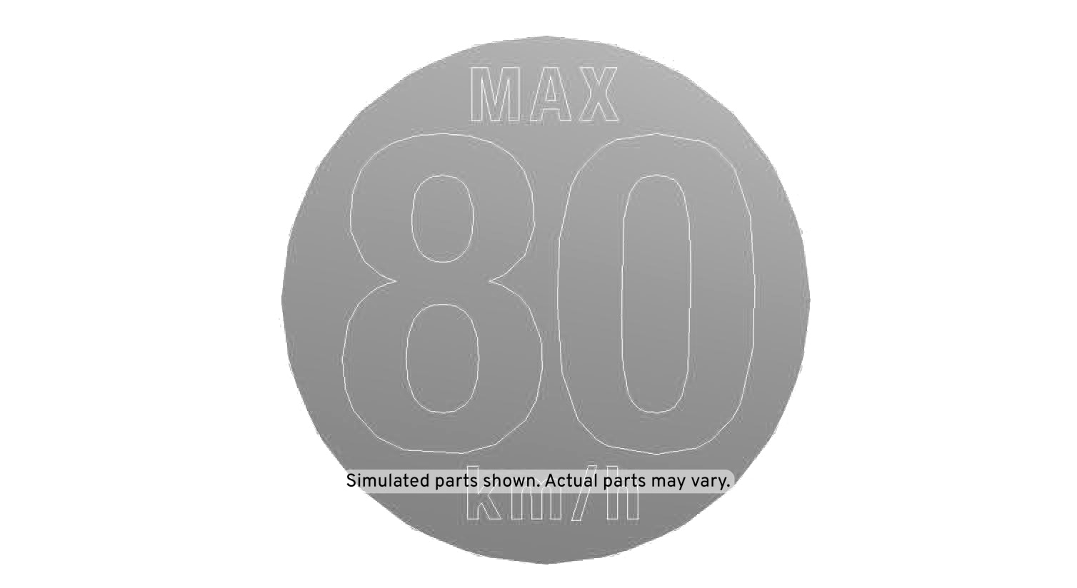 GM Genuine Parts Tire Pressure Decal