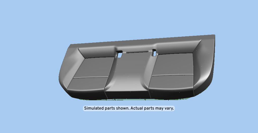GM Genuine Parts Light Neutral Rear Seat Cushion