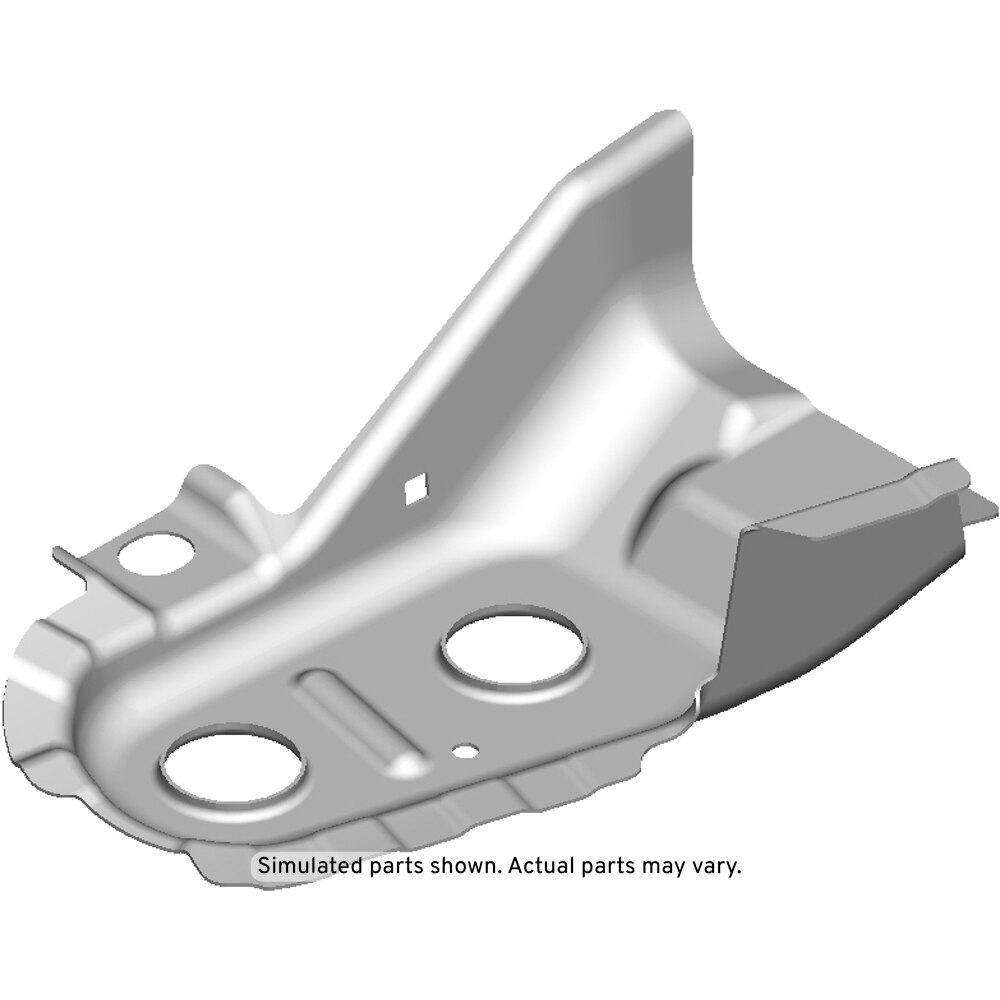 GM Genuine Parts Passenger Side Underbody Rear Side Rail Outrigger