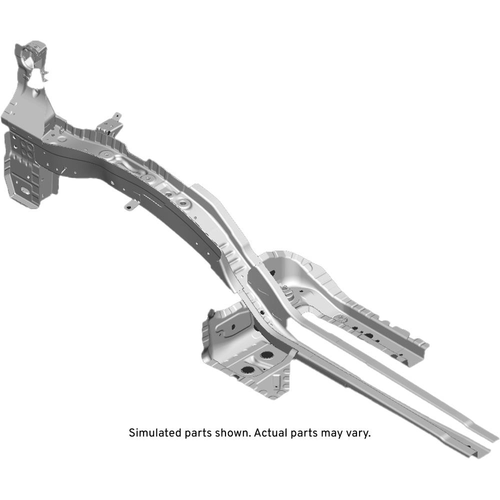 GM Genuine Parts Driver Side Front Fender Rail with Rivets
