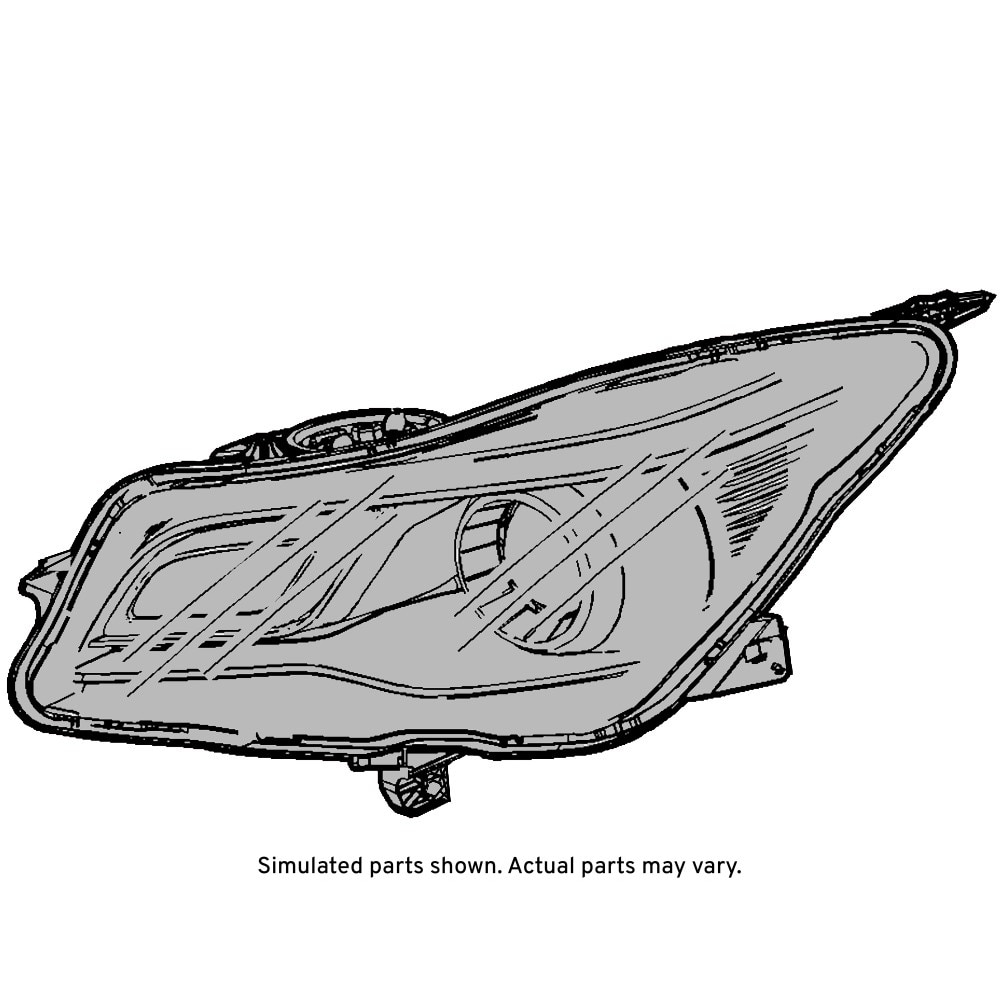 GM Genuine Parts Driver Side Headlamp