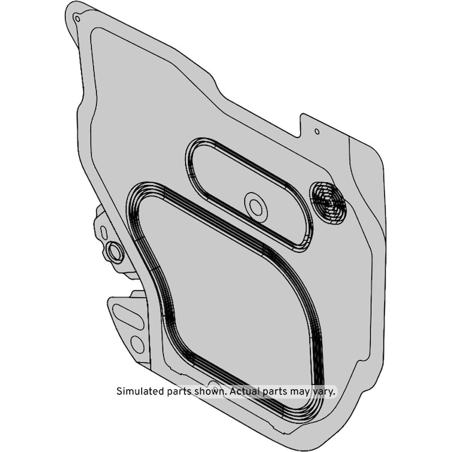 GM Genuine Parts Passenger Side Front Door Water Deflector
