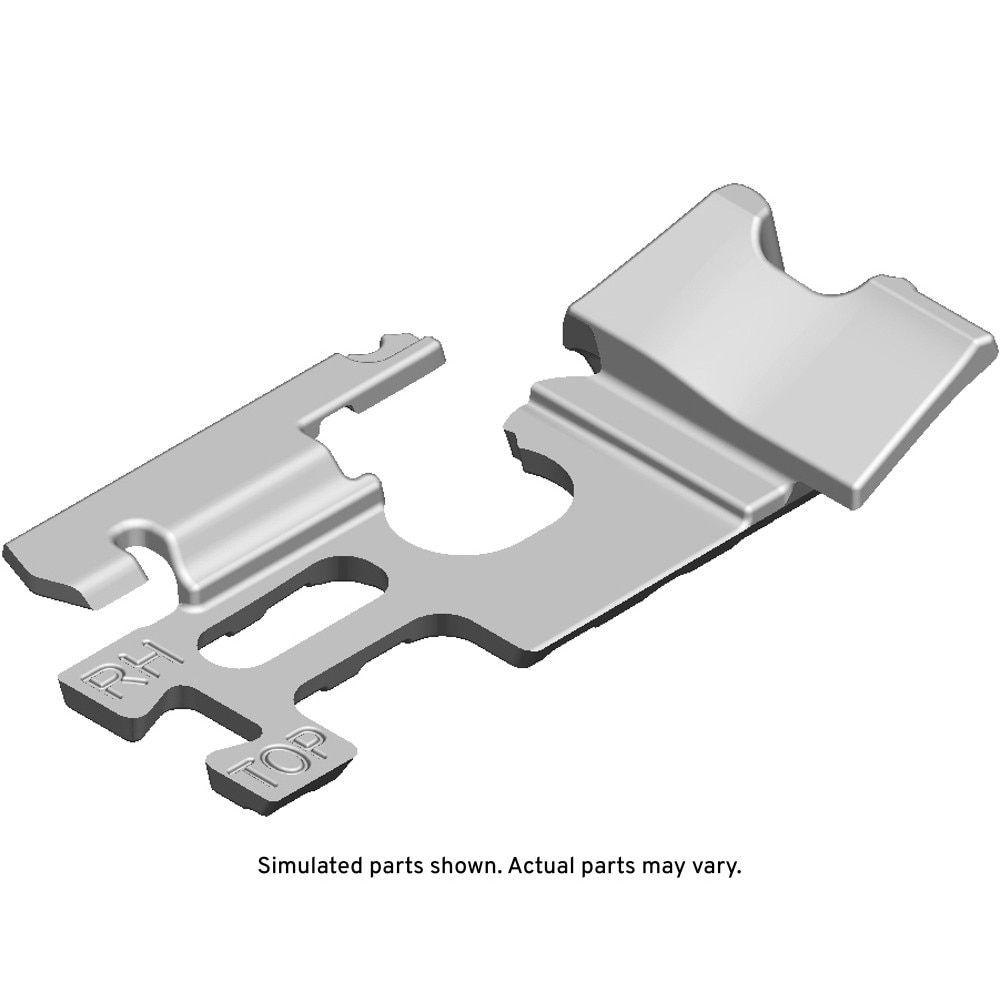 GM Genuine Parts Black Passenger Side Rear Compartment Floor Panel Trim Support