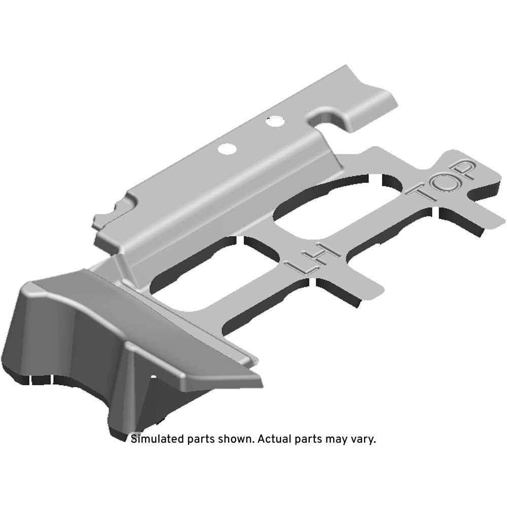 GM Genuine Parts Black Driver Side Rear Compartment Floor Panel Trim Support