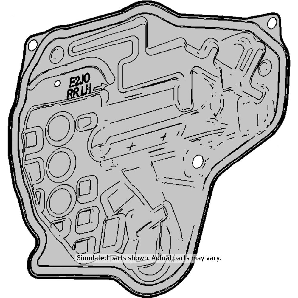 GM Genuine Parts Rear Driver Side Door Water Deflector