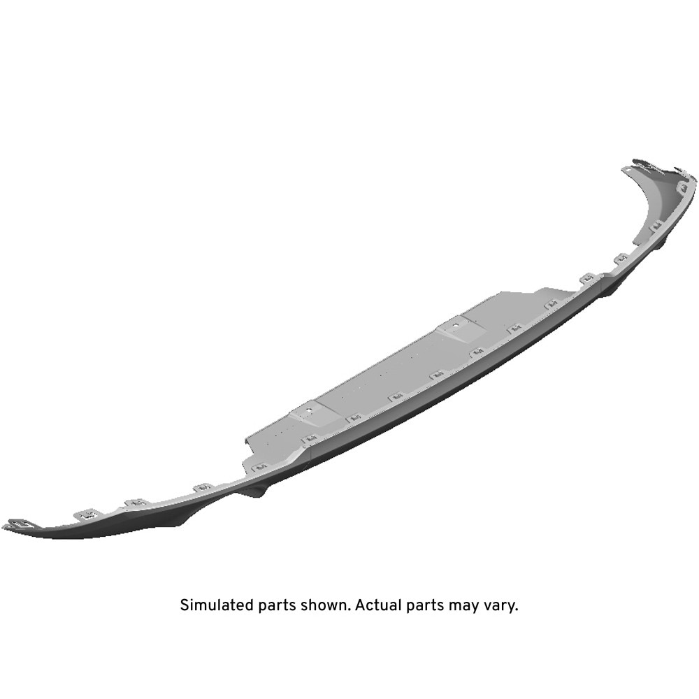 GM Genuine Parts Black Rear Bumper Valance Panel