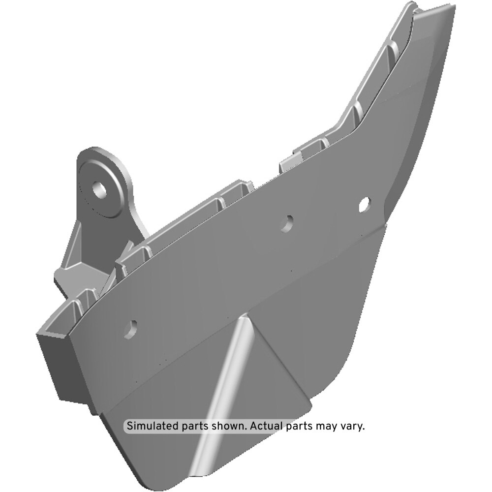 GM Genuine Parts Rear Passenger Side Tire Front Air Deflector