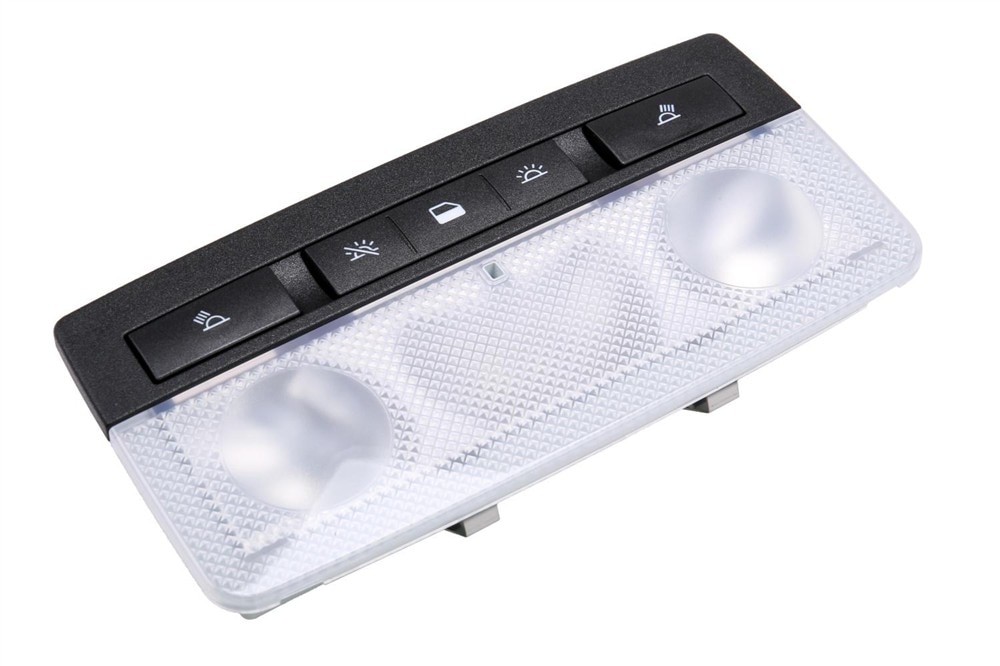 GM Genuine Parts Jet Black Center Reading and Courtesy Lamp