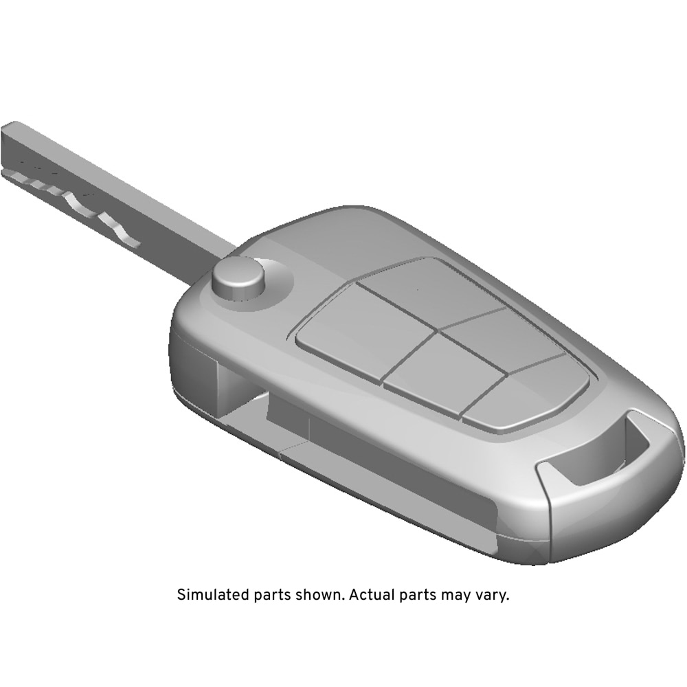 GM Genuine Parts Folding Door Lock and Ignition Lock Key (Programming Required)