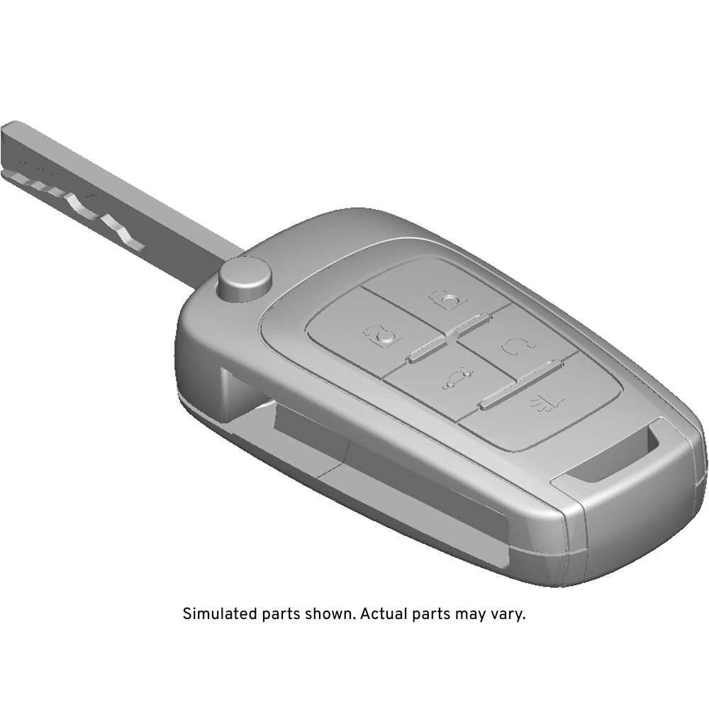 GM Genuine Parts Folding Door Lock and Ignition Lock Key (Programming Required)