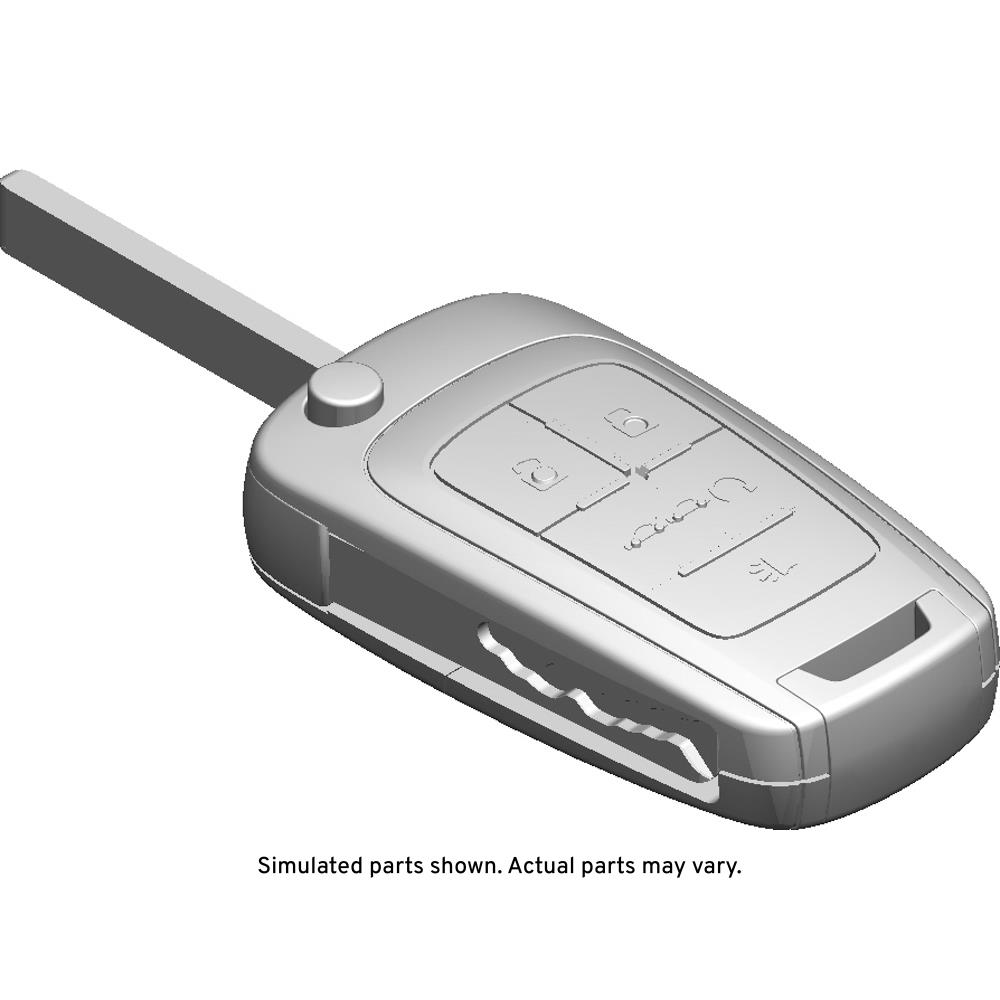 GM Genuine Parts Folding Door Lock and Ignition Lock Key (Programming Required)
