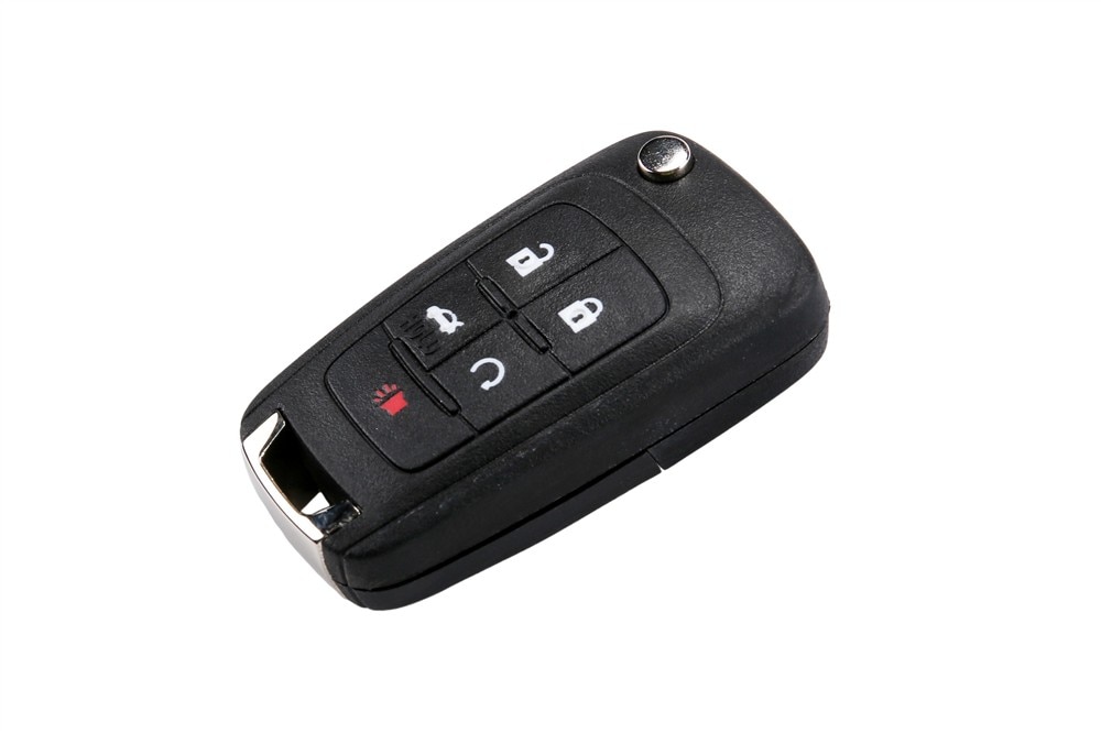 GM Genuine Parts Folding Door Lock and Ignition Lock Key with Transmitter (Programming Required)