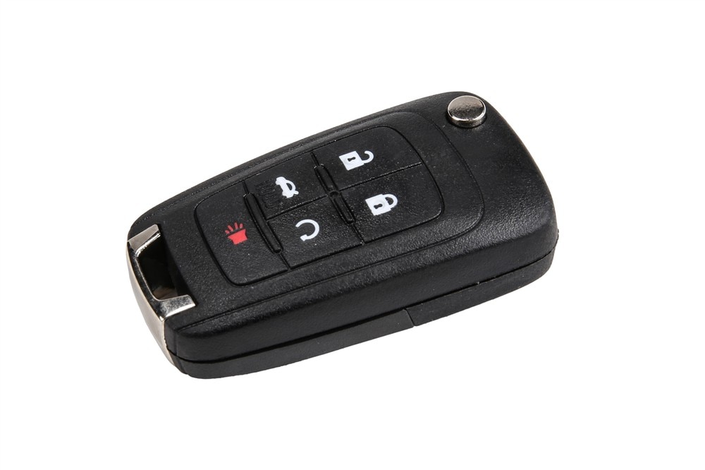 GM Genuine Parts Folding Door Lock and Ignition Lock Key with Transmitter (Programming Required)
