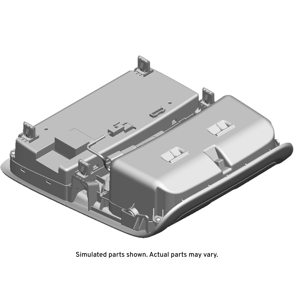 GM Genuine Parts Jet Black Roof Console