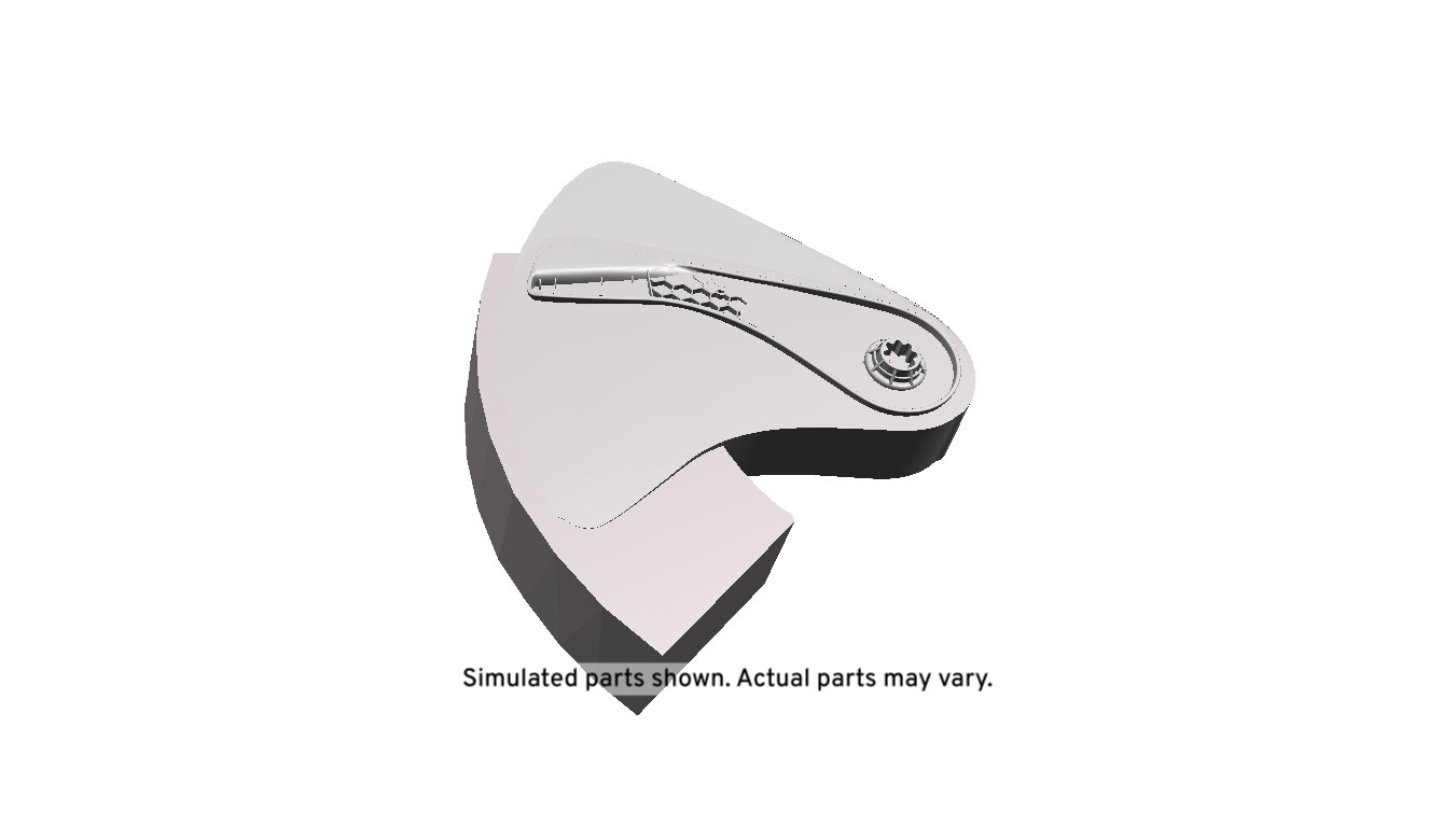 GM Genuine Parts Dark Ash Gray Passenger Seat Adjuster Handle