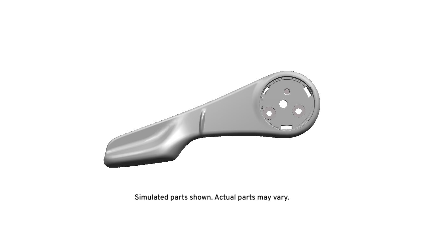 GM Genuine Parts Dark Galvanized Cool Driver Seat Vertical Actuator Handle