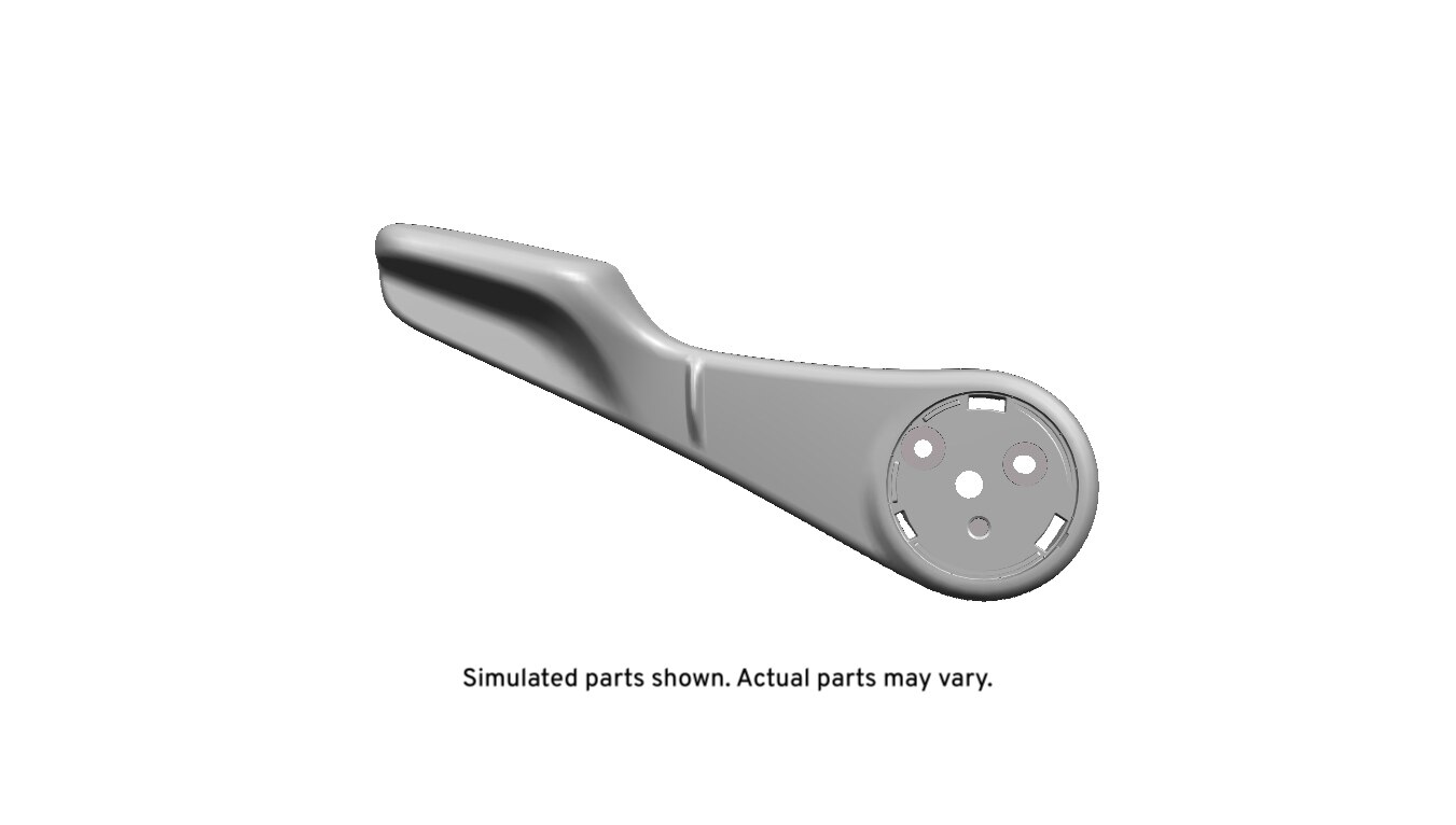GM Genuine Parts Dark Galvanized Cool Passenger Seat Vertical Actuator Handle