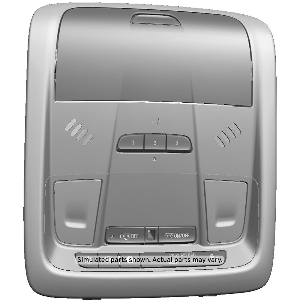 GM Genuine Parts Very Light  Platinum Roof Console