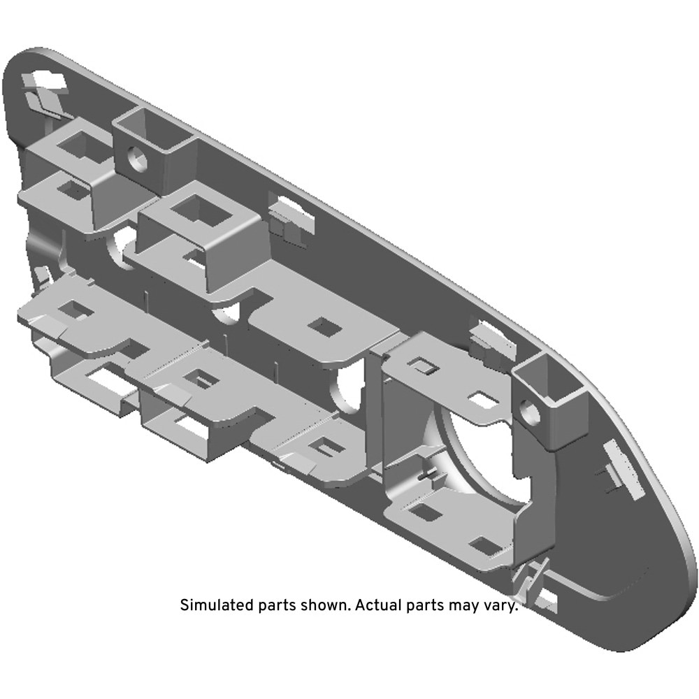 GM Genuine Parts Dark Atmosphere Front Passenger Seat Adjuster Switch Bezel