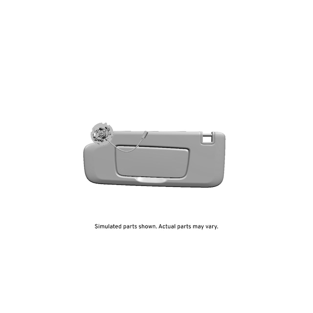 GM Genuine Parts Jet Black Passenger Side Sunshade