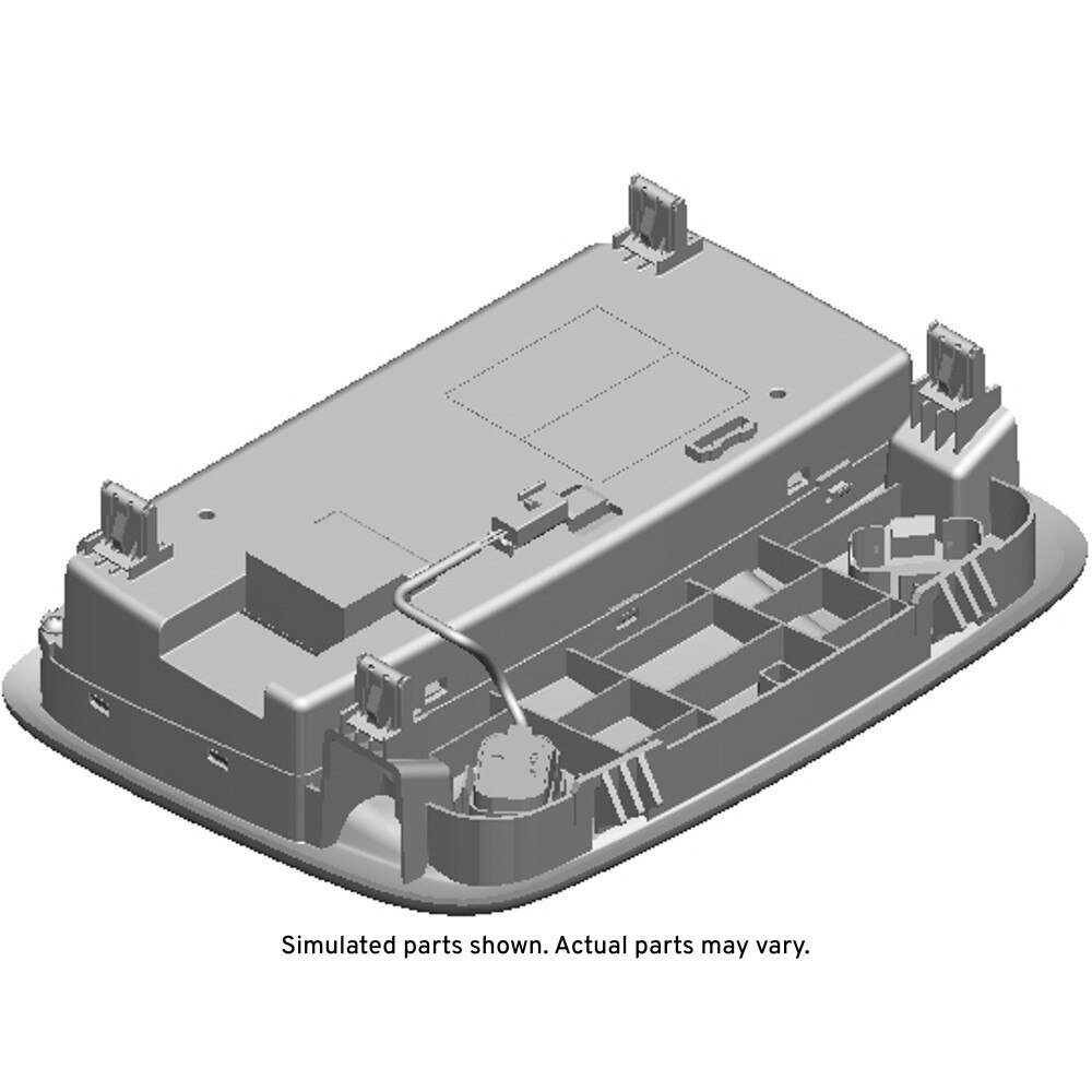 GM Genuine Parts Jet Black Roof Console