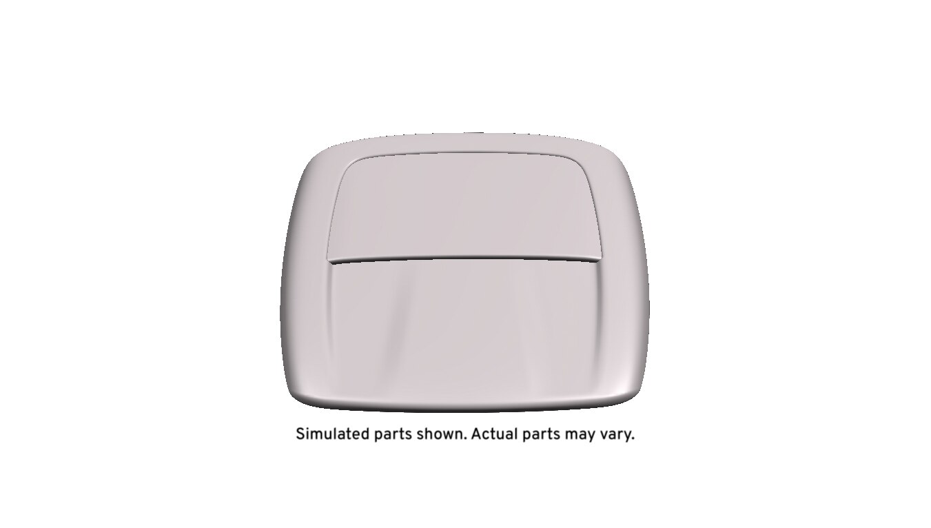 GM Genuine Parts Jet Black Front Seat Back Cushion Finish Panel