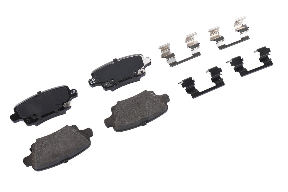ACDelco GM Original Equipment Rear Disc Brake Pad Kit with Springs