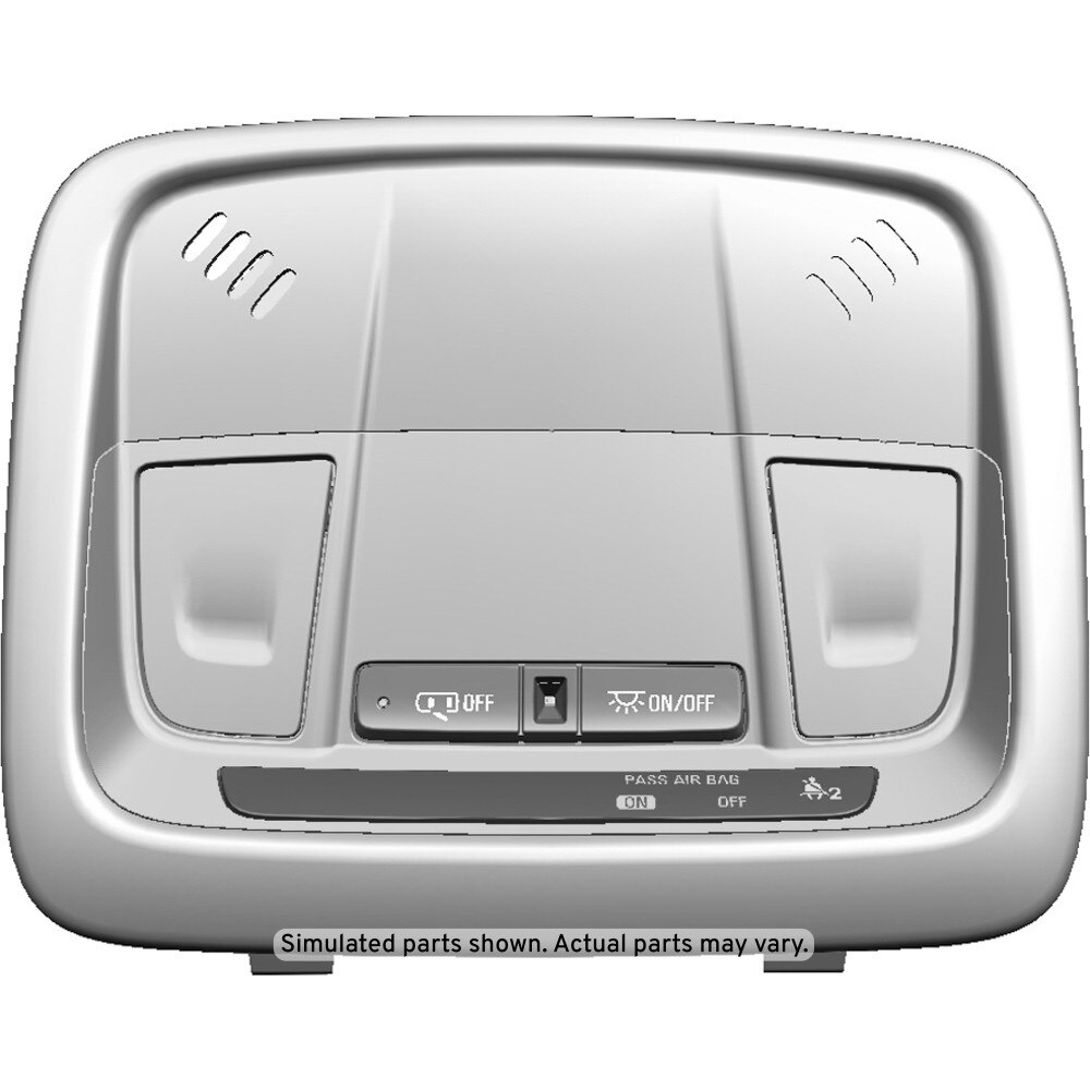 GM Genuine Parts Very Light Ash Gray Roof Console