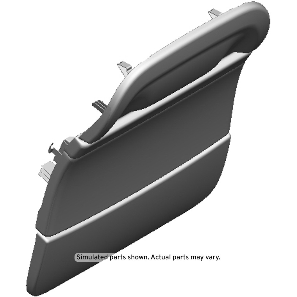 GM Genuine Parts Jet Black Front Passenger Side Seat Back Cushion Finish Panel