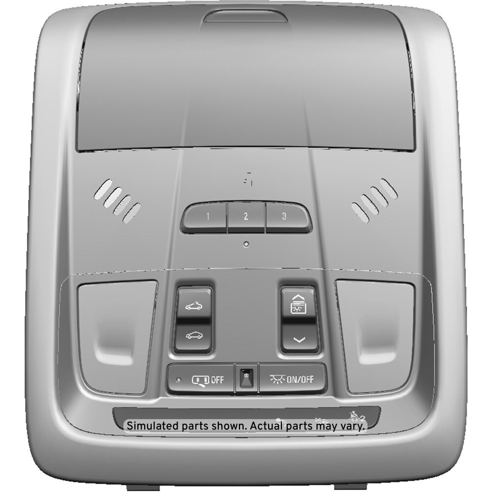 GM Genuine Parts Light Ash Gray Roof Console