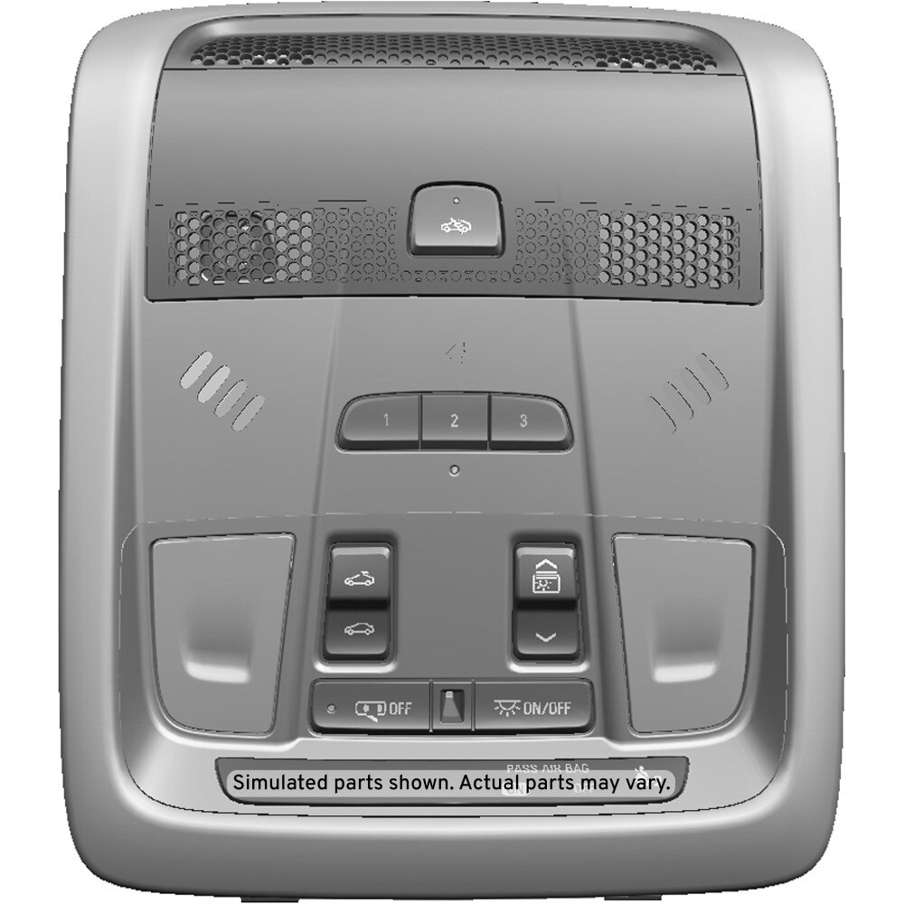 GM Genuine Parts Light  Wheat Roof Console