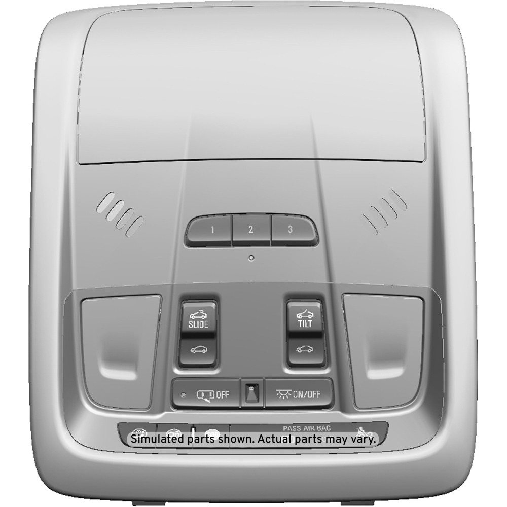 GM Genuine Parts Light  Opel Gray Roof Console