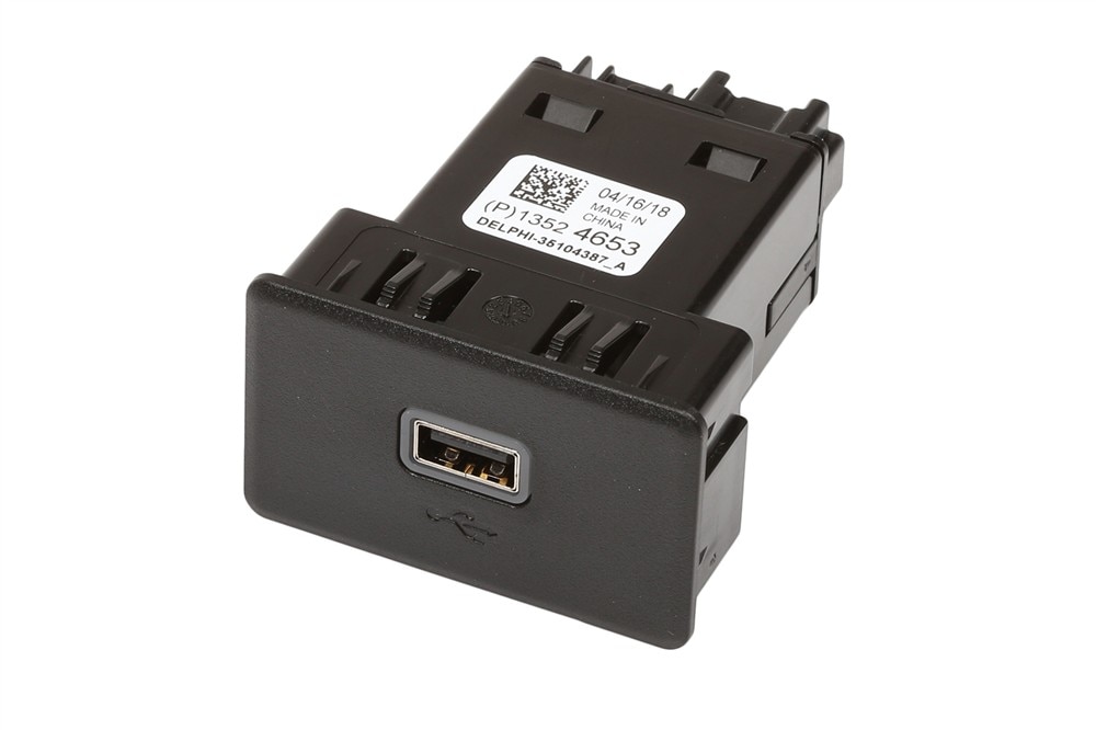 GM Genuine Parts Jet Black USB Receptacle