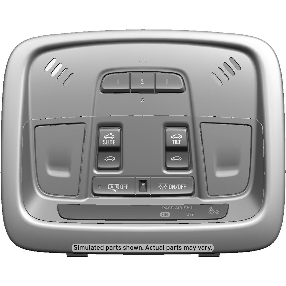 GM Genuine Parts Ash Gray Roof Console