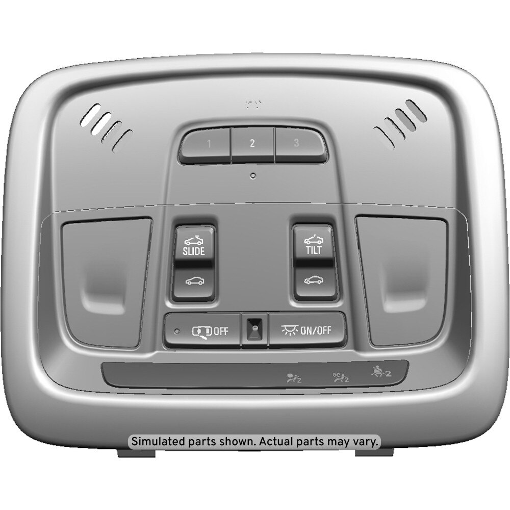 GM Genuine Parts Ash Gray Roof Console