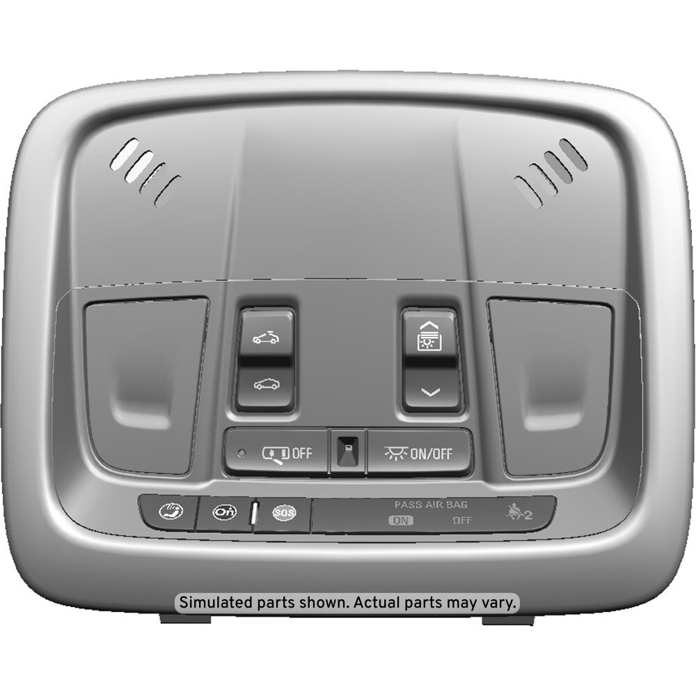 GM Genuine Parts Light Ash Grey Overhead Console