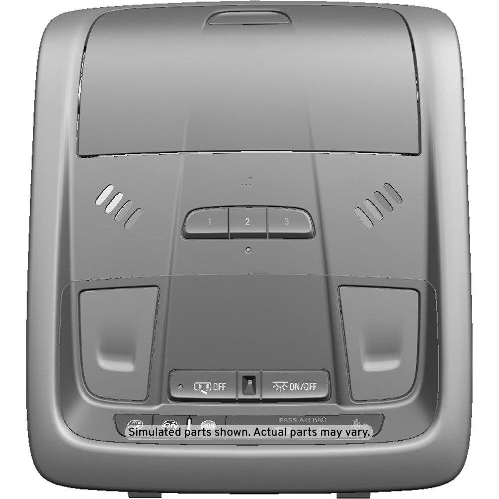 GM Genuine Parts Very Light Galvanized Cool Overhead Console
