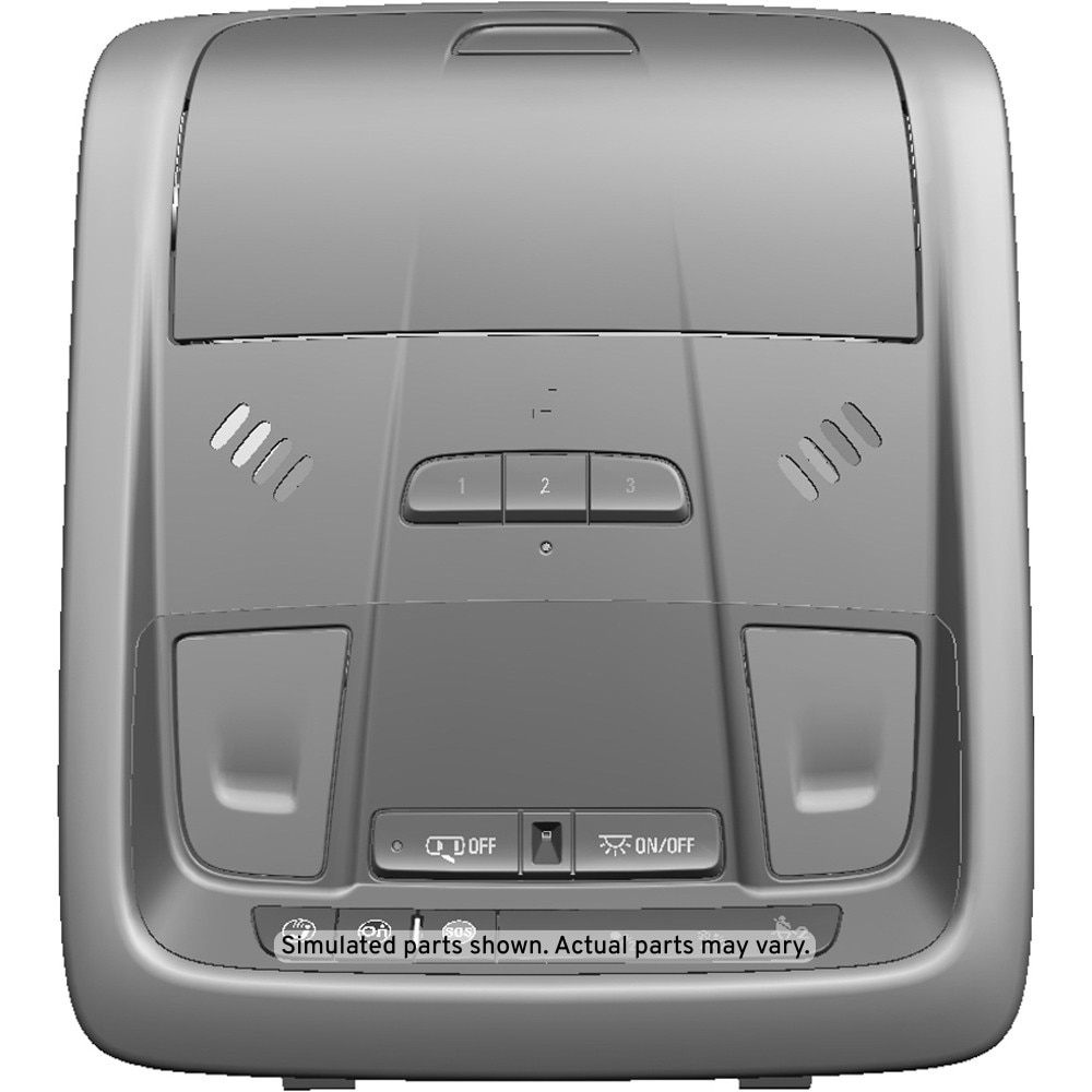 GM Genuine Parts Black Roof Console