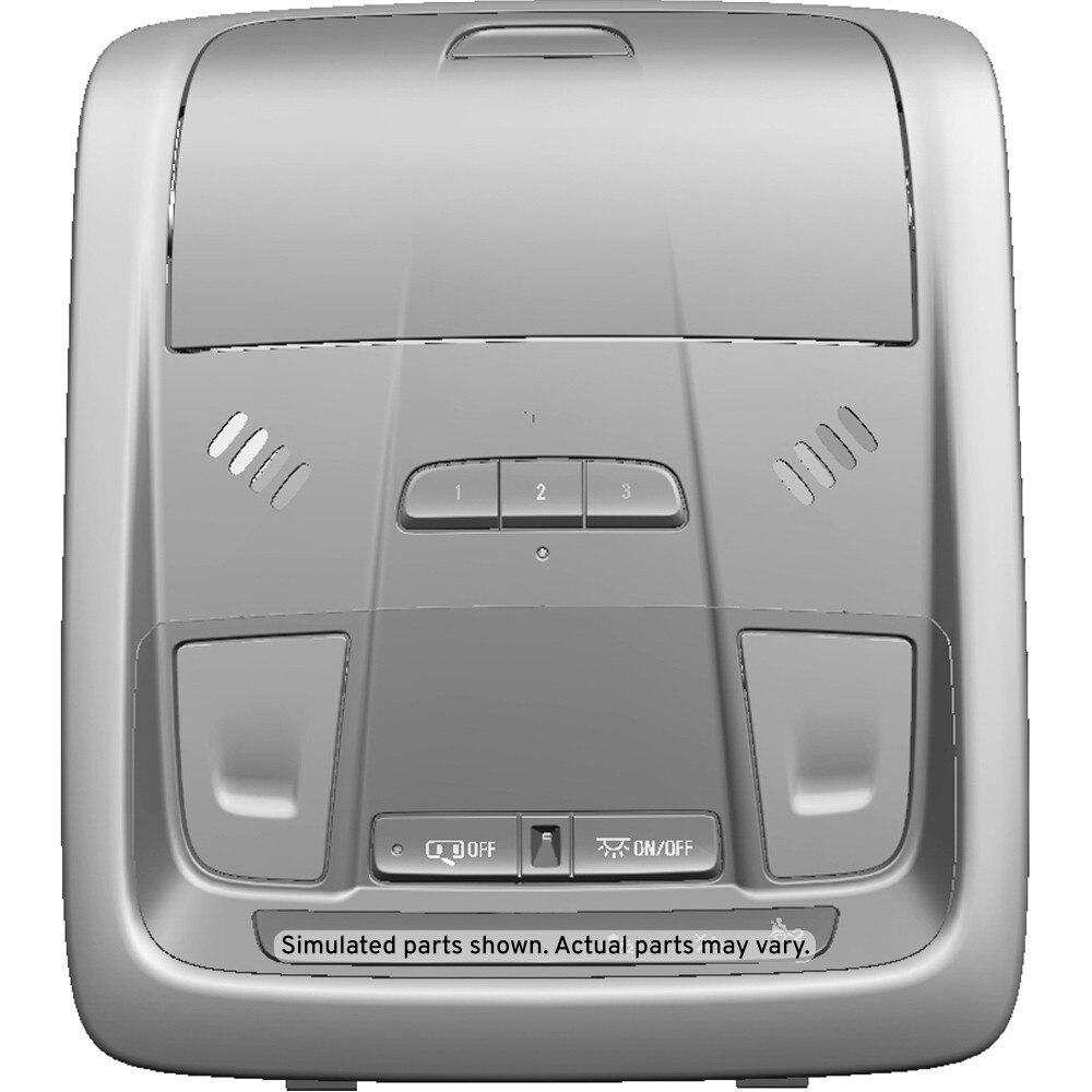 GM Genuine Parts Black Roof Console