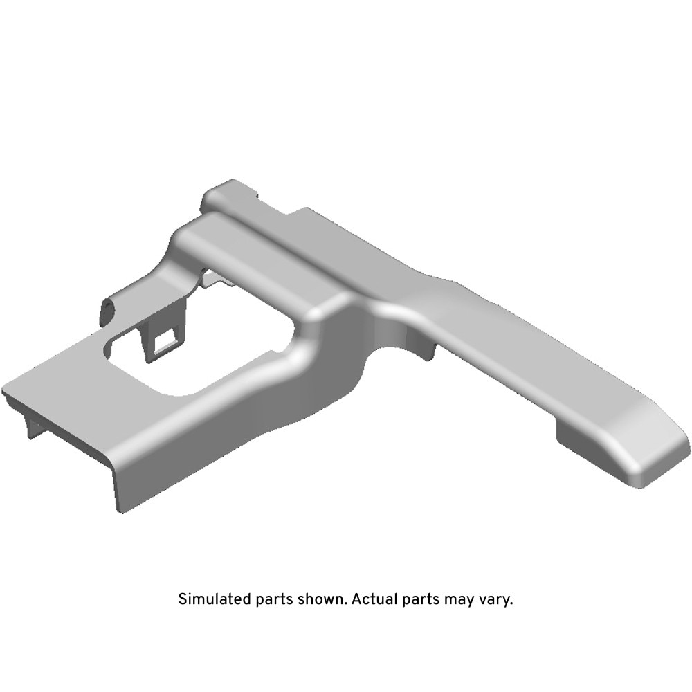 GM Genuine Parts Gray Front Passenger Side Seat Adjuster Track Finish Cover