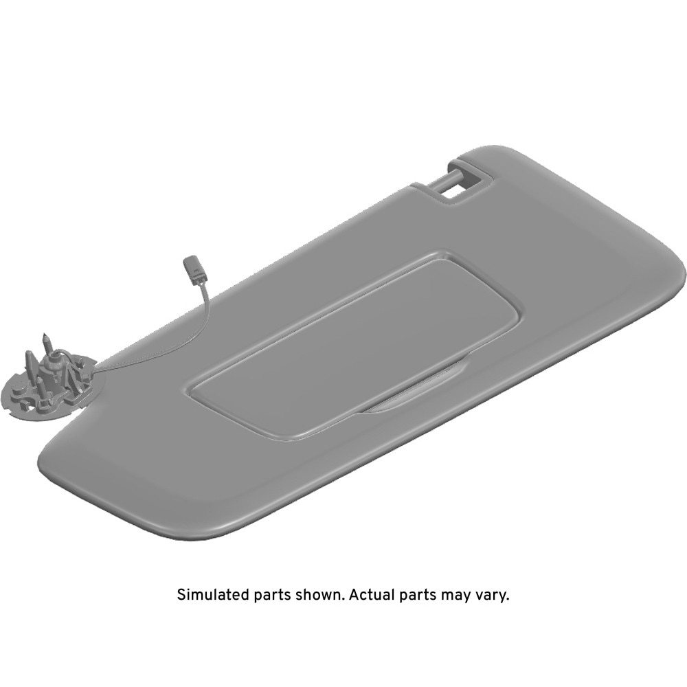 GM Genuine Parts Black Driver Side Sunshade