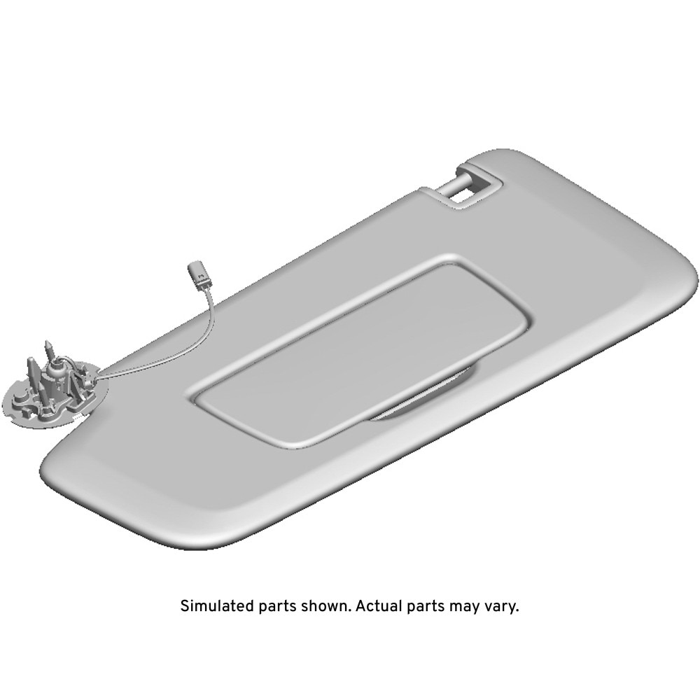 GM Genuine Parts Black Driver Side Sunshade