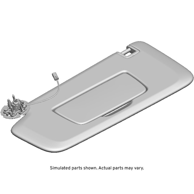 GM Genuine Parts Black Driver Side Sunshade