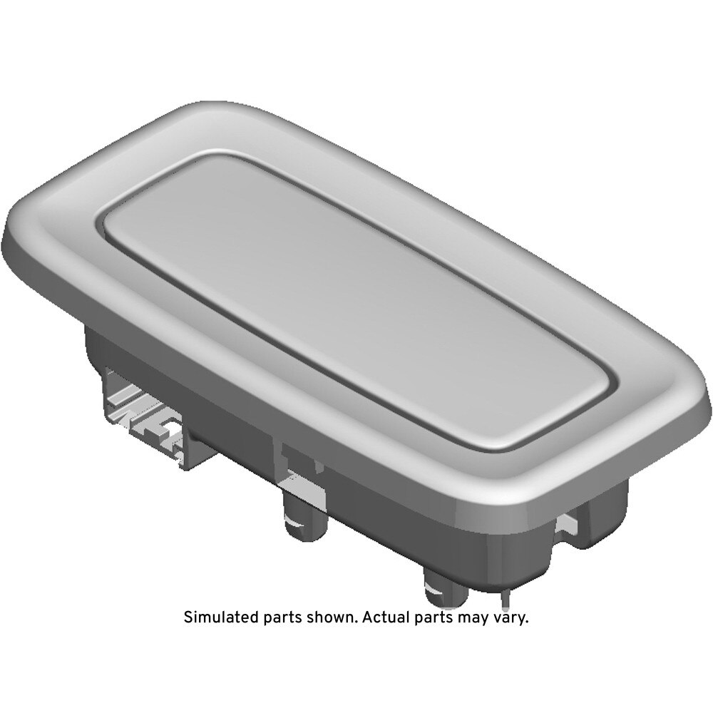 GM Genuine Parts LED Maple Sugar Passenger Side Roof Rail 3rd Row Reading and Courtesy Lamp