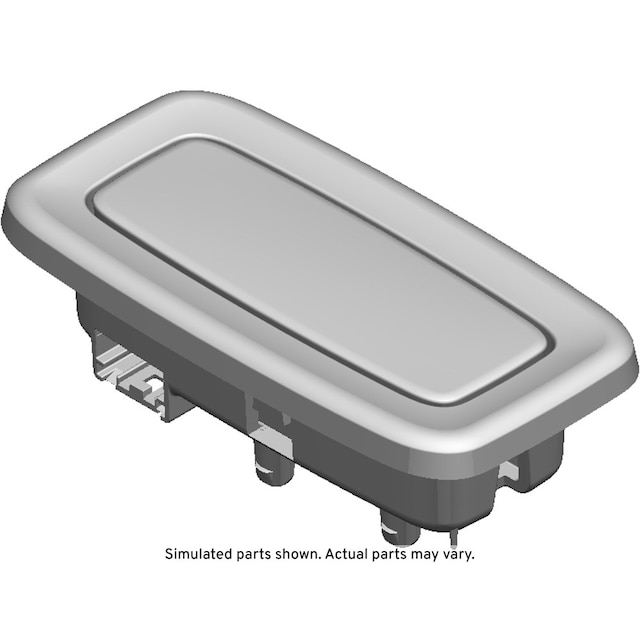 GM Genuine Parts LED Maple Sugar Passenger Side Roof Rail 3rd Row Reading and Courtesy Lamp
