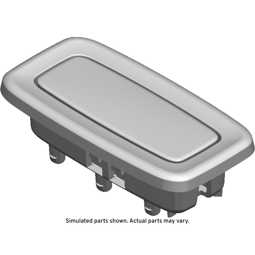 GM Genuine Parts Light Wheat Driver Side Roof Rail 3rd Row Reading and Courtesy Lamp